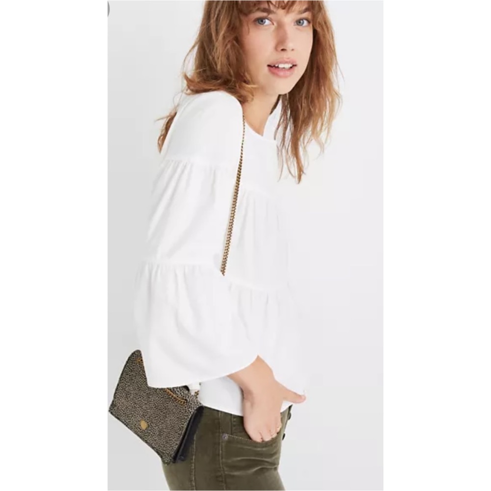Madewell Tiered Blouse Small
